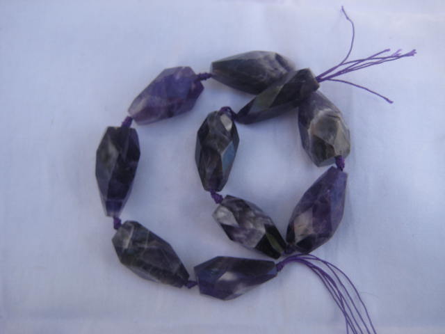 Amethyst Beads protection, purification, Divine connection and release from addictions 3678